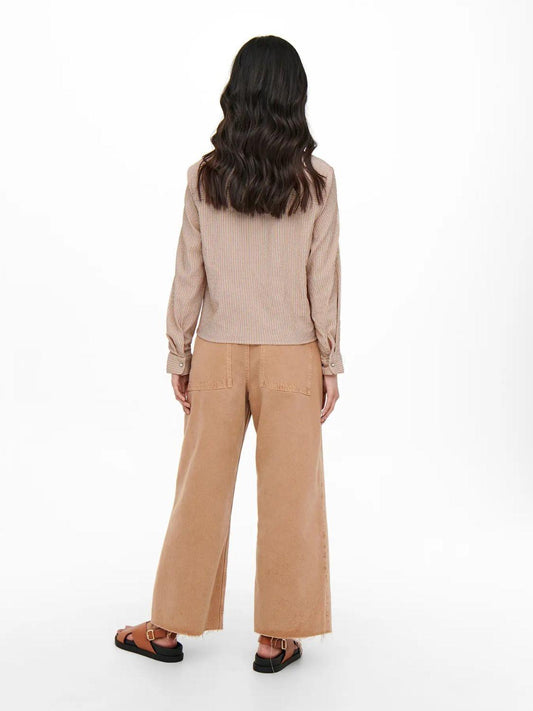 Camicia Donna Marrone Chiaro