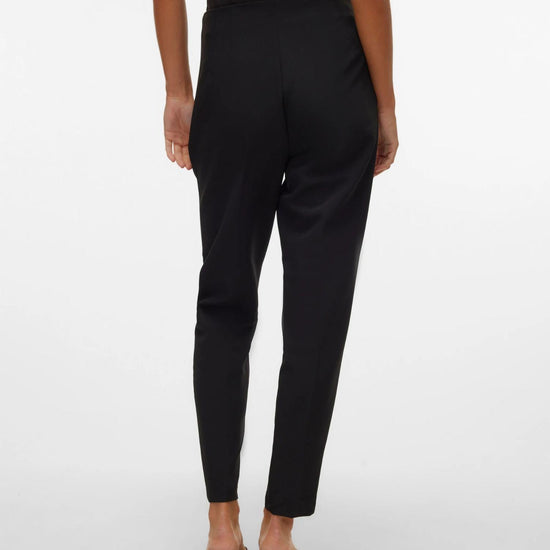 Vero Moda VMLINA Vita alta Pantaloni Donna Nero 10309140 BLACK VERO MODA 