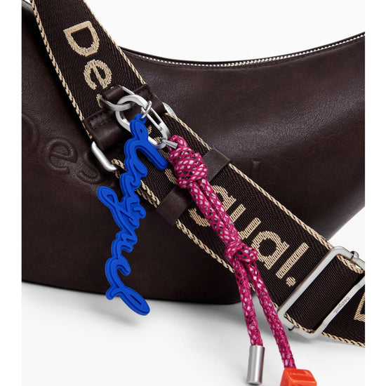 Desigual Borsa a tracolla media con logo 3D Donna Marrone 25WAXPAX 6009 DESIGUAL 