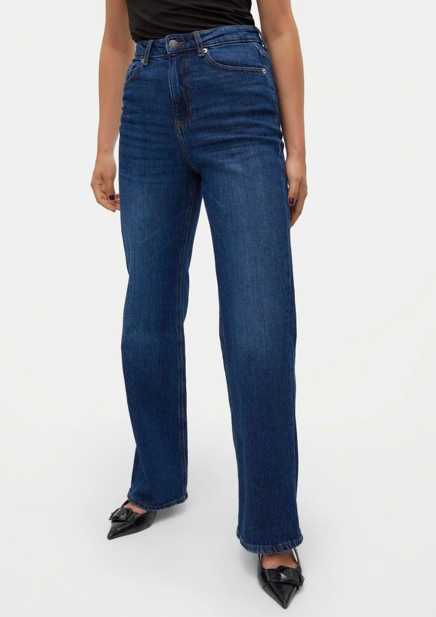 Vero Moda Jeans Donna Tessa Blu Scuro 10311180 Dark Blue Denim VERO MODA 