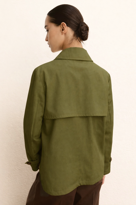 Emme Marella - Women's Green Pelota Raincoat