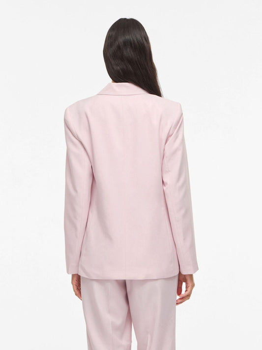 Vila Women's Cherry Blossom Vikemba Single-Breasted Blazer
