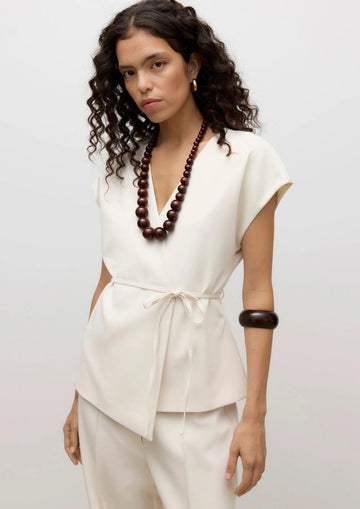 Aware Gilet Donna Vannah Bianco Betulla