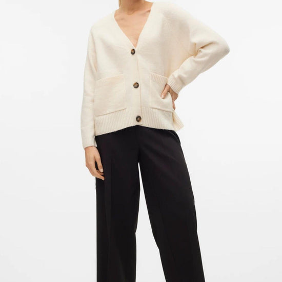 Vero Moda Cardigan Donna Boom Beige 10320457 Birch MELANGE VERO MODA 