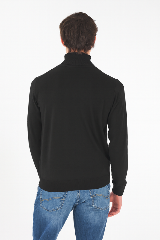 Maglia Dolcevita Uomo Nero