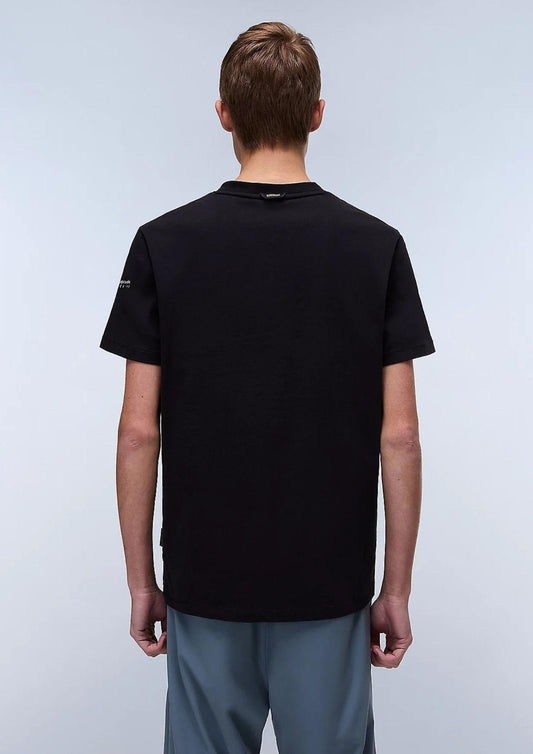 T-Shirt Badge Uomo Nero