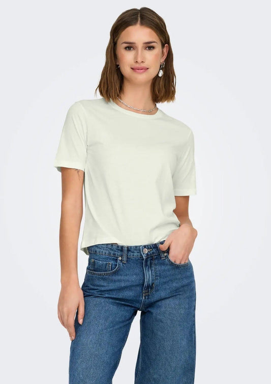 Jacqueline De Yong - T-Shirt Donna Rex Verde