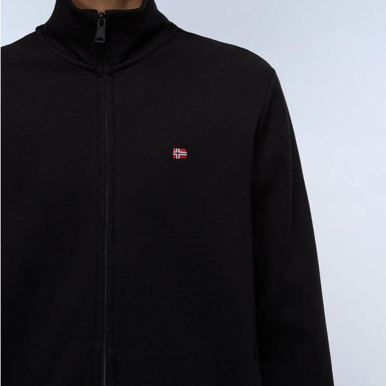 Napapijri Felpa con Zip Balis Winter Uomo Nero NP0A4GBA 041 NAPAPIJRI 
