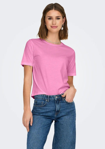 Jacqueline De Yong - T-Shirt Donna Rex Viola Orchidea