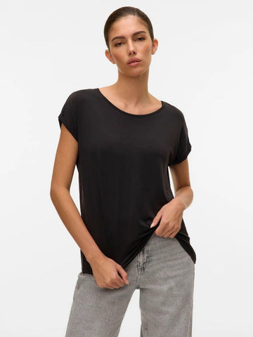 Vero Moda  - T-Shirt Donna Ava Nera