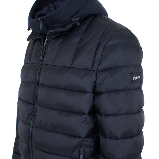 Yes Zee Giubbino Trapuntato Cappuccio staccabile Uomo Blu J838 QG00 0713 YES ZEE 