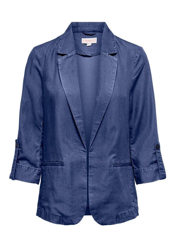 Only - Giacca Donna Caro Blu Denim Scuro
