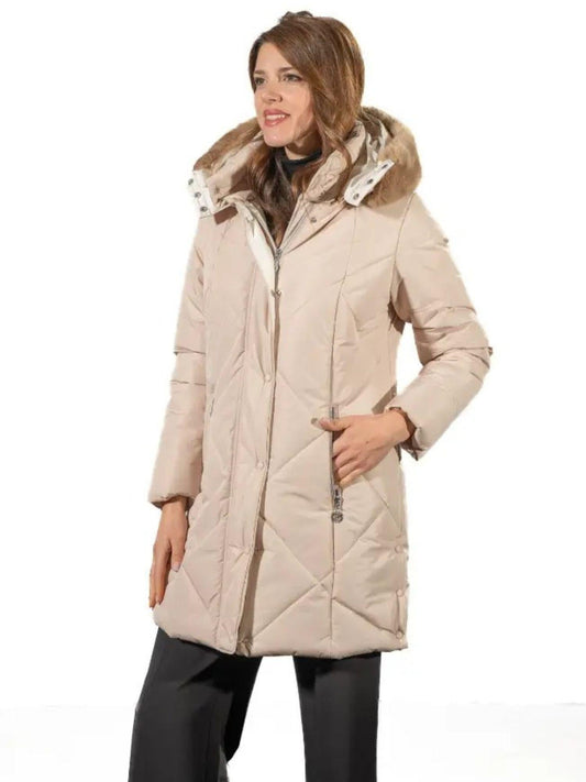 Giacca Invernale Donna Beige