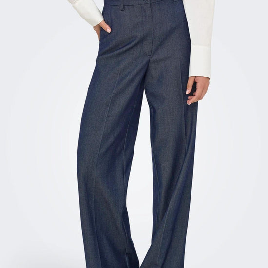 Jacqueline De Yong Pantalone Donna Anthony Blu Denim 15358635 Dark Blue Denim JACQUELINE DE YONG 