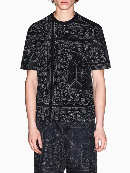 Armani Exchange T-shirt con stampa Nero