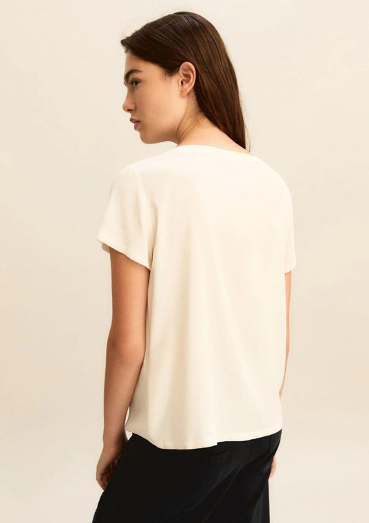 Emme Marella Women's Emmcartone White Wool Shirt