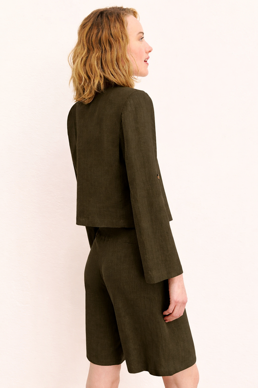 Emme Marella Bermuda Donna Emmadorini Verde Militare