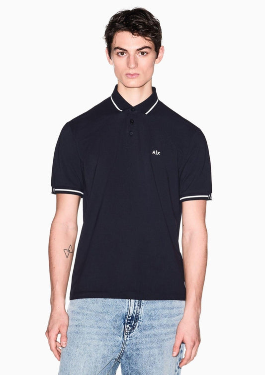 Armani Exchange - Men's Navy Polo Shirt