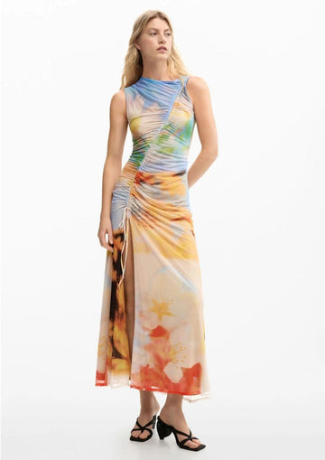 Desigual - Vestito Donna Vestjade Azzurro