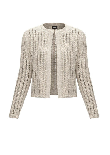 Cardigan Donna Crimea Bianco
