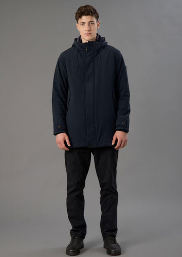 Rihunik Giacca Invernale Uomo Hugh Blu Navy