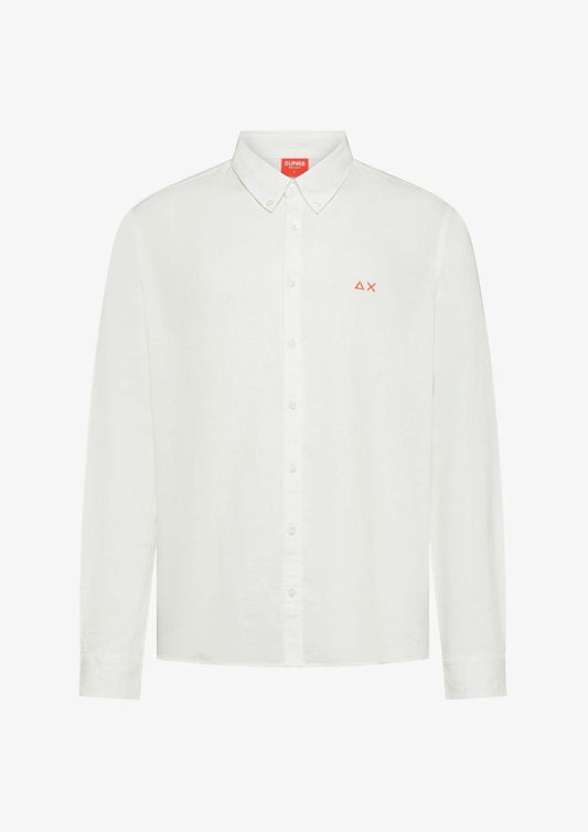 Sun68 - Camicia Uomo Bianco Panna