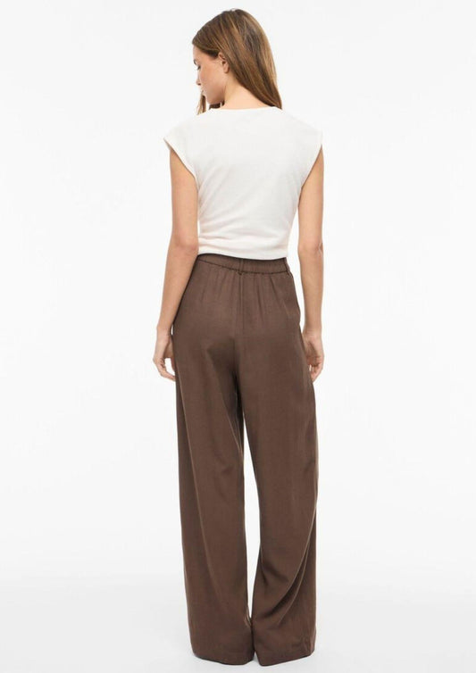 Vila - Women's Winnie Brown Trousers