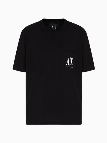 Armani Exchange T-Shirt Regular Fit Uomo Nero
