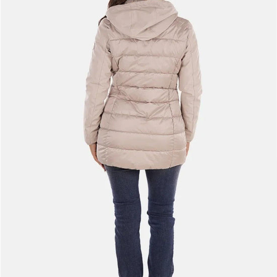 Yes Zee Giacca Lunga Donna Beige O045 M800 0222 YES ZEE 