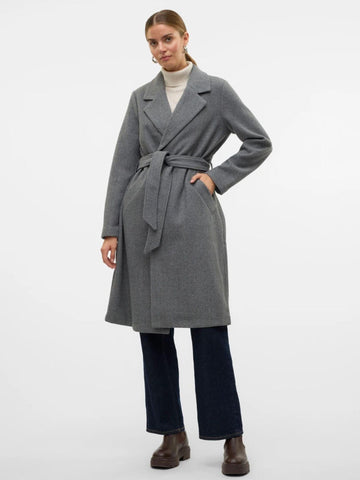 Vero Moda Women's Fortuneaya Coat Medium Grey