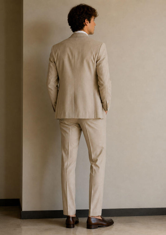 Sergio Cipriani - Abito Uomo Grisaglia Beige
