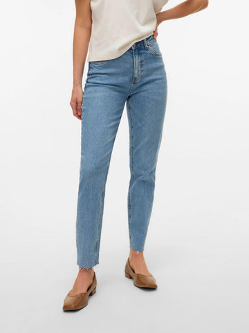 Vero Moda Jeans Donna Mom Fit Light Blue VMBrenda