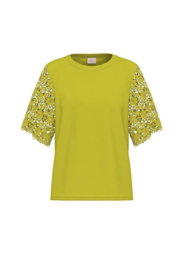 Emme Marella - Maglietta  Donna ceppo Verde Mela
