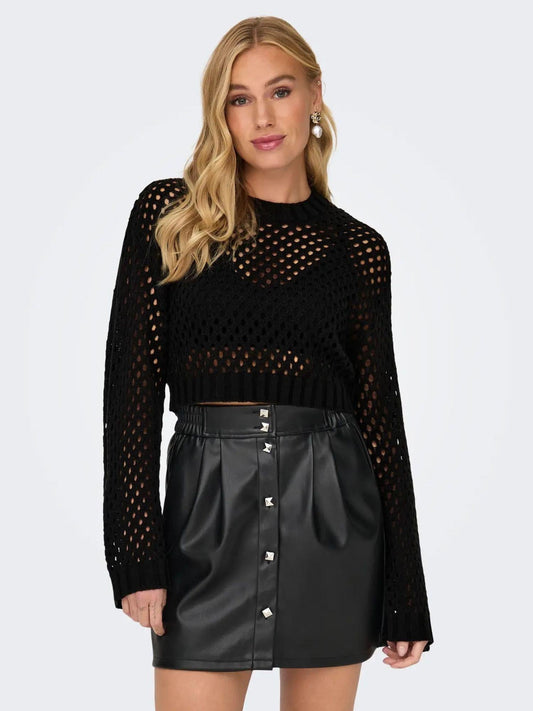 Only Pullover Donna Smilla Nero