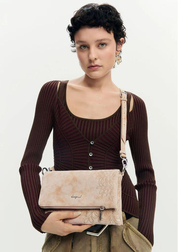 Desigual - Borsa Donna Bag Sierra Sand Murano Beige