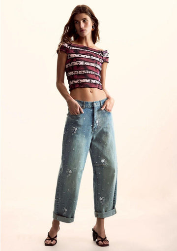 Desigual - Maglia Donna Animallacroix Rossa