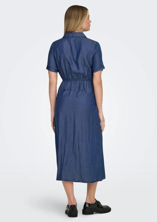 Only - Women's Charis Dark Denim Blue Dress