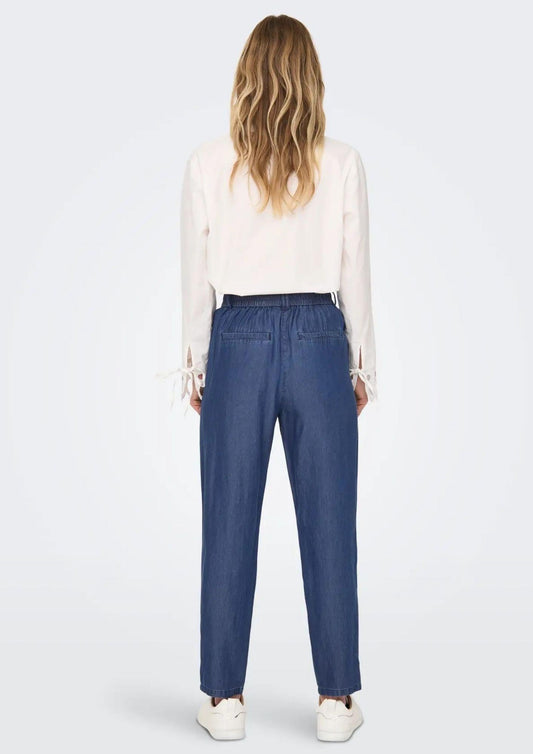 Only - Women's Poptrash Dark Denim Trousers