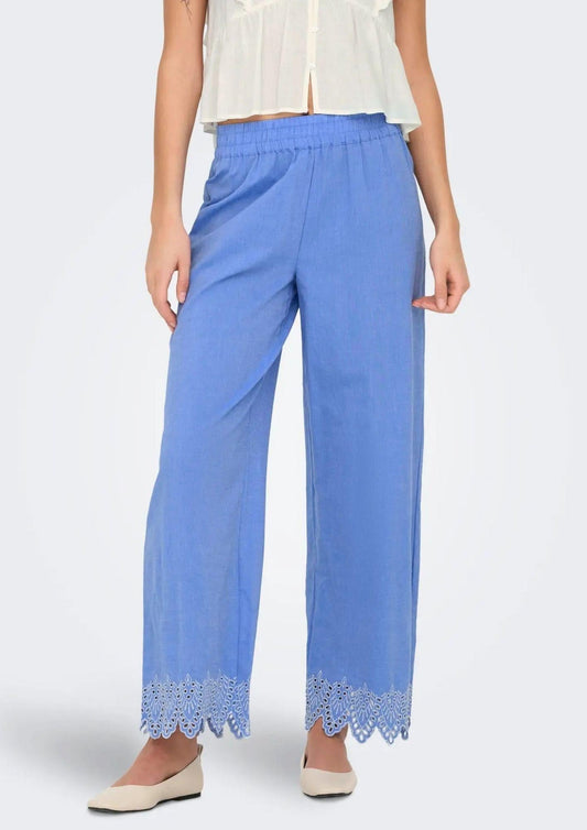 Only - Women's Trousers Paula Blue
