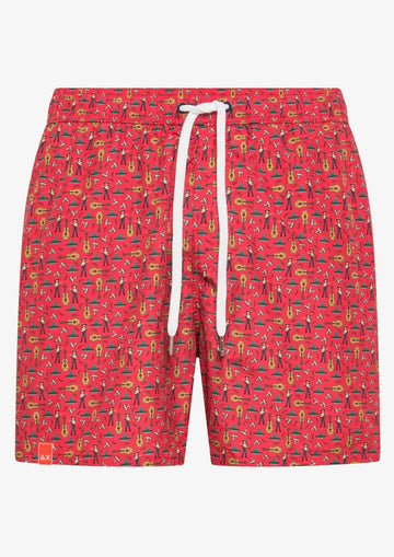 Sun68 - Costume Uomo Rosso