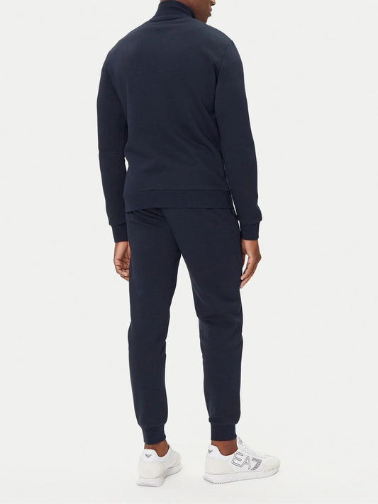 Tuta Uomo con zip Blu Slim Fit