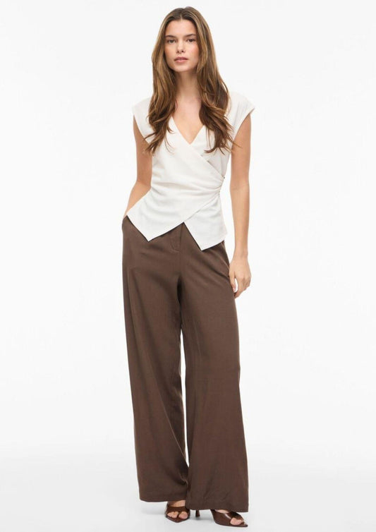 Vila - Women's Winnie Brown Trousers