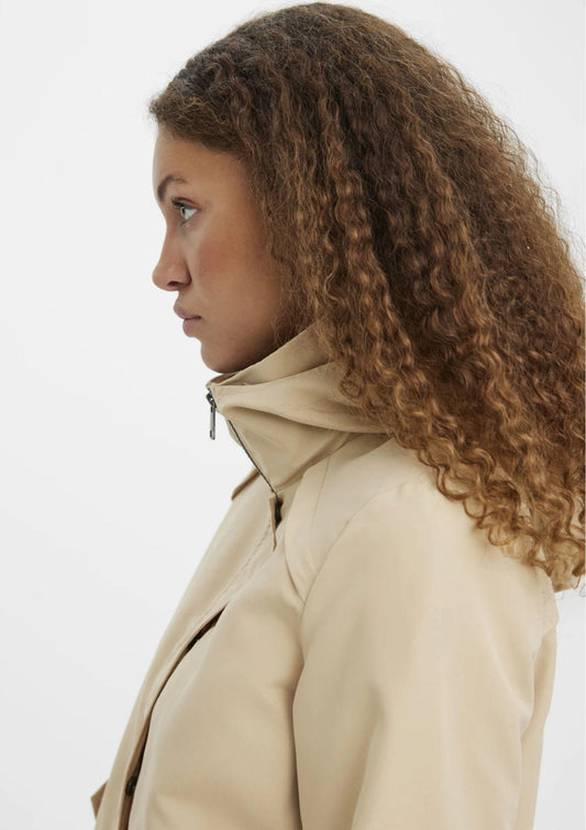 Vero Moda Women's Zoa Parka Beige