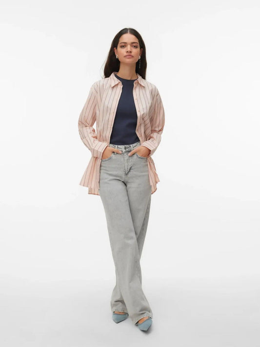 Vero Moda - Women's Chintz Rose Ella Stripe Vmelina Shirt
