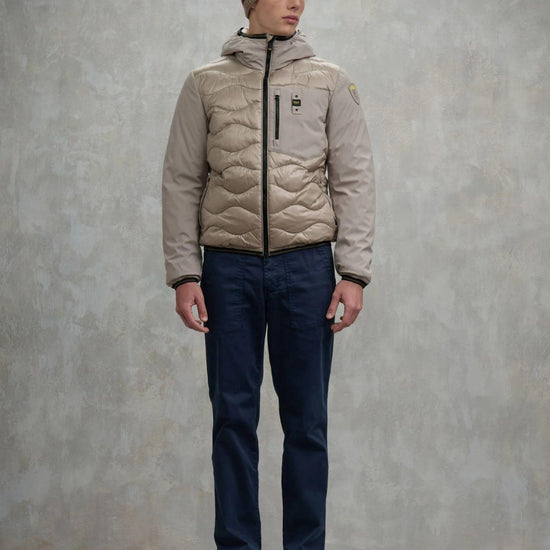 Blauer Piumino Uomo Albert Beige BLUC08078 6355 301 BLAUER 