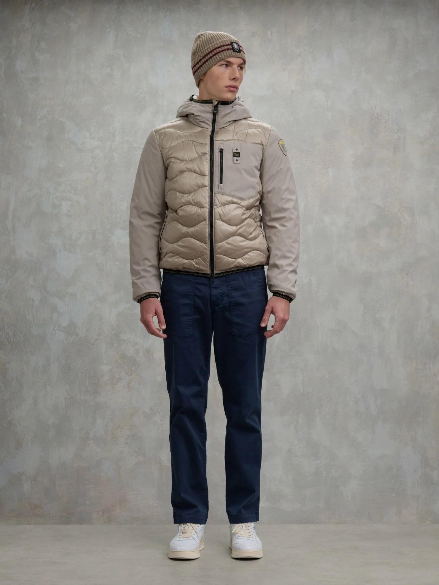 Blauer Piumino Uomo Albert Beige BLUC08078 6355 301 BLAUER 