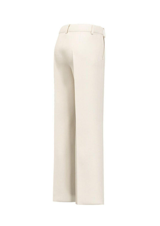 Emme Marella Women's Trousers Emmsalute White Wool