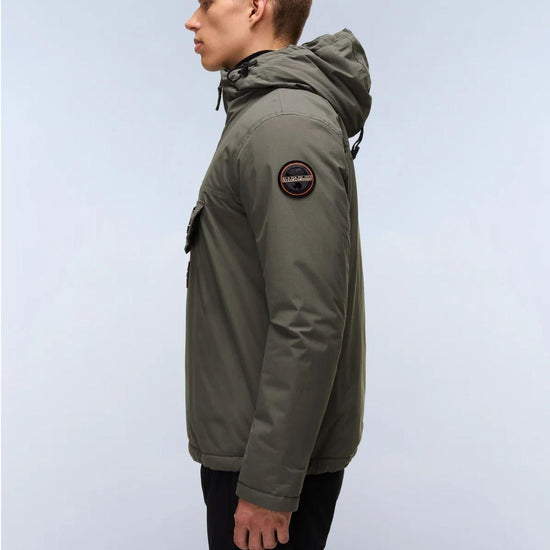 Napapijri Giacca Anorak Rainforest Winter Uomo Verde Tea Leaf NP0A4GMC G0A NAPAPIJRI 
