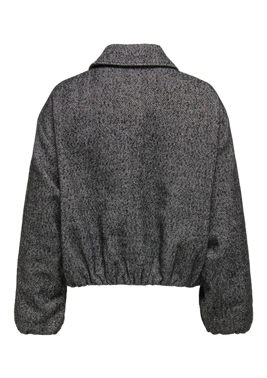 Only Women's Alberte Black Winter Jacket