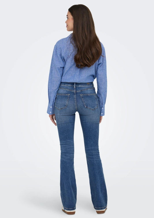 Jeans Donna Fina Denim Blu Medio